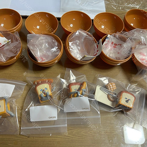 켄엘리펀트 빵 도둑 피규어 1-5탄 전종 시크릿 포함 개봉품 일괄 판매합니다~