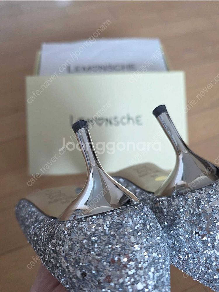 르몽쉐 웨딩슈즈 글리터힐 5cm 245mm 판매--2