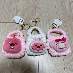 뜨개 이어폰가방 키링 (새상품)