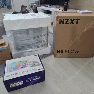 NZXT H6 FLOW + NZXT라이저킷 + NZXT 240 엘리트 판매합니다.