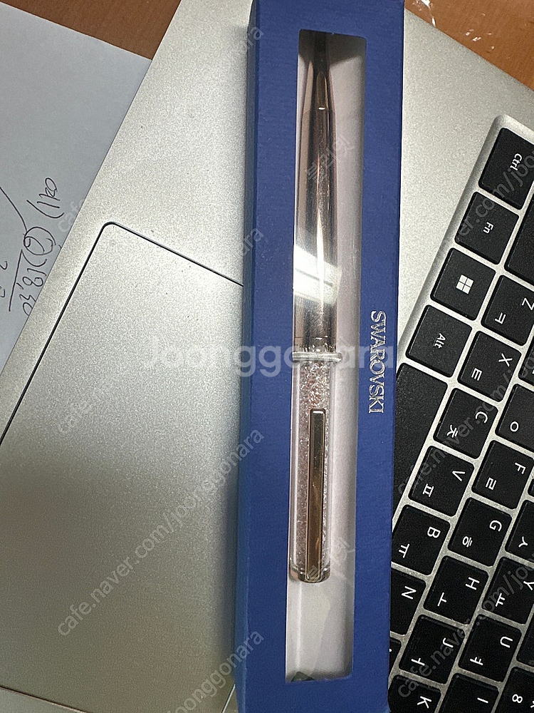 스와로브스키 크리스탈린 로즈골드 볼펜(새제품)--3
