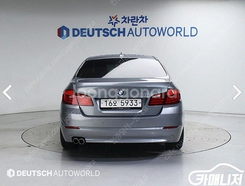 [무사고/안드로이드내비/HUD/선루프/컨디션최상] BMW 5시리즈(F10)520D @중고차@전액할부@전액카드@저신용...--4