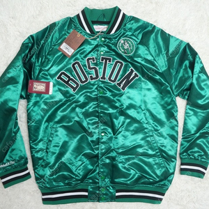 [L,XL] 미첼앤네스 보스턴 셀틱스 NBA 새틴자켓