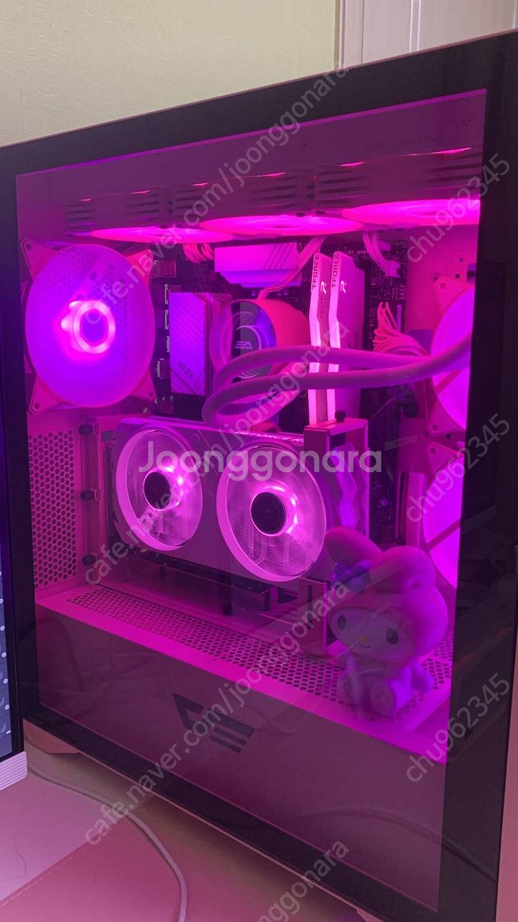 핑크색 게이밍 컴퓨터 rtx4060--0