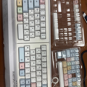 GMK70 스플릿 키보드 판매합니다.