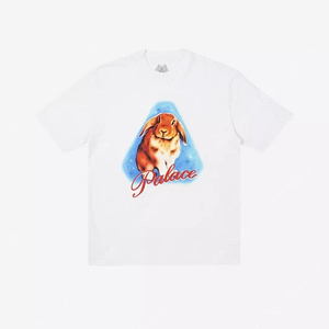 팔라스 버니 티셔츠 화이트 XL 새상품 토끼 palace