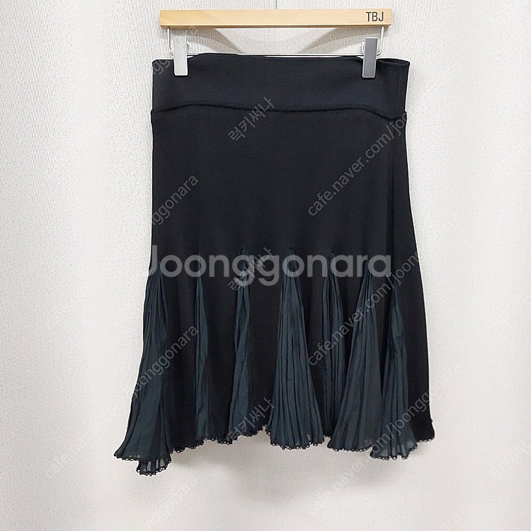 샤넬 니트 플리츠 스커트--4