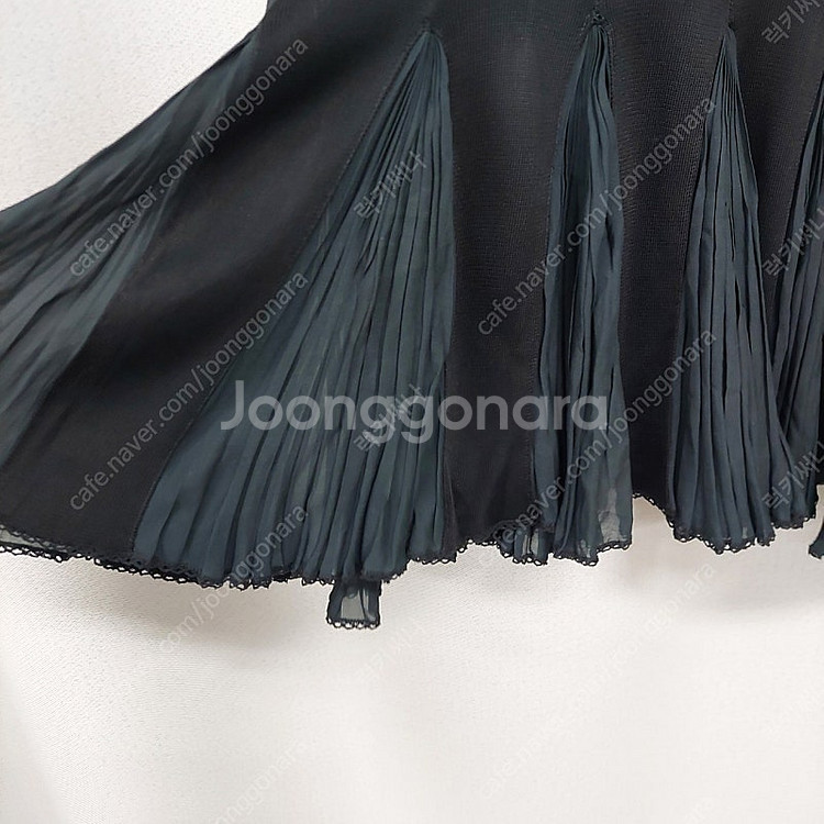 샤넬 니트 플리츠 스커트--5