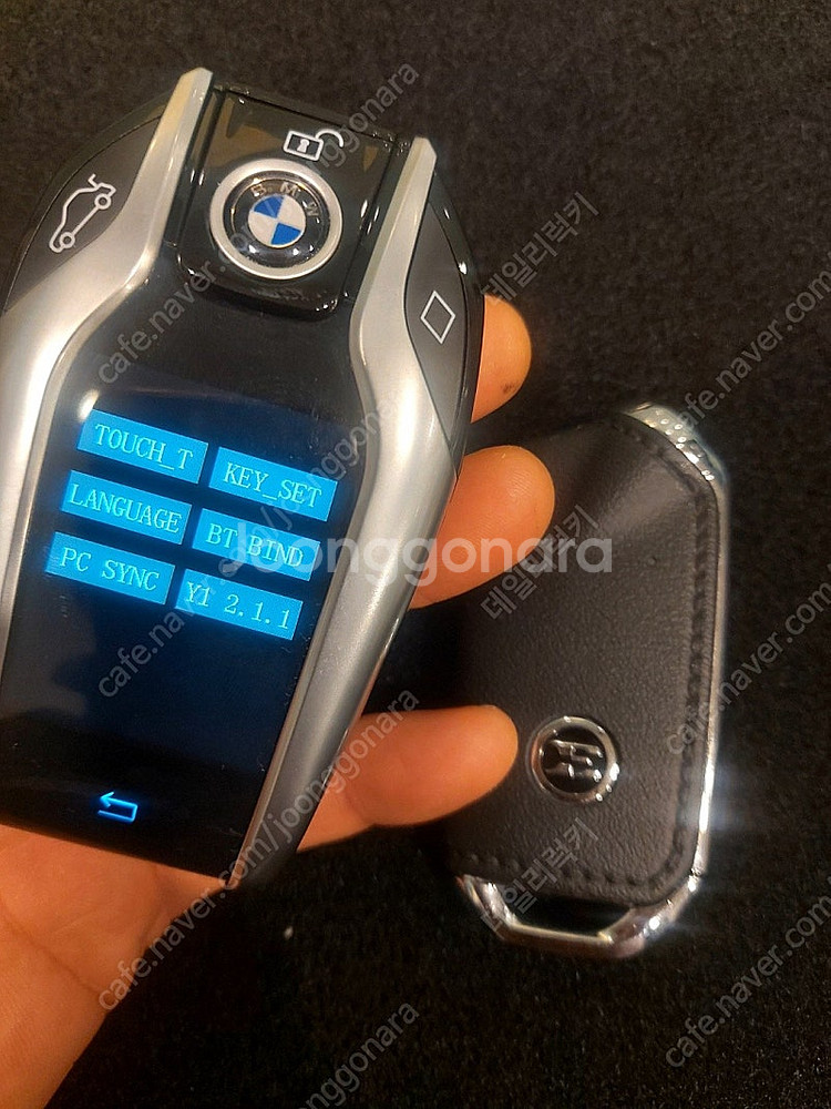기아 스팅어 전연식 자동차키를 최신 고급형 BMW 타입...--2