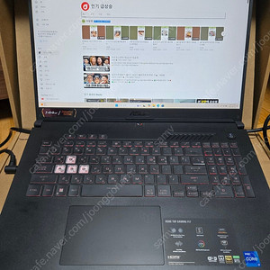 ASUS TUF F17 FX707ZM-HX037 게이밍 노트북 판매