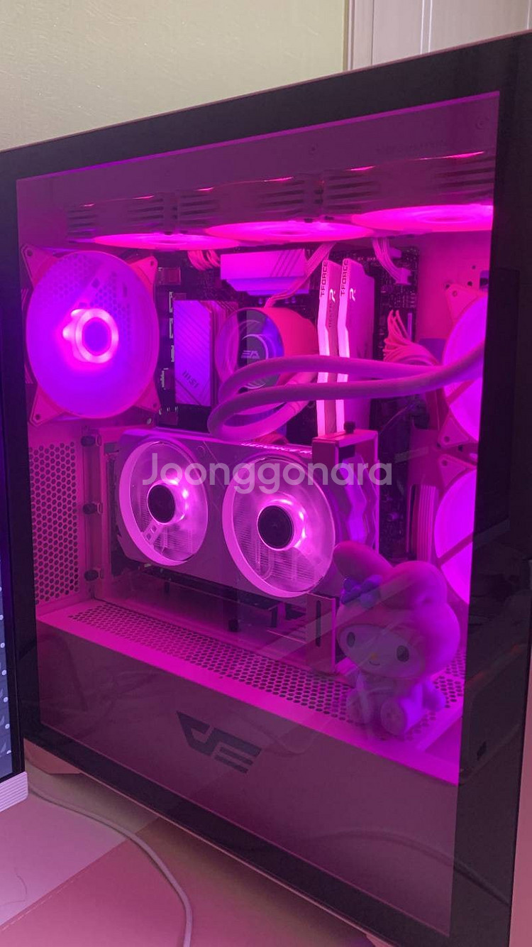 핑크색 게이밍 컴퓨터 rtx4060--0