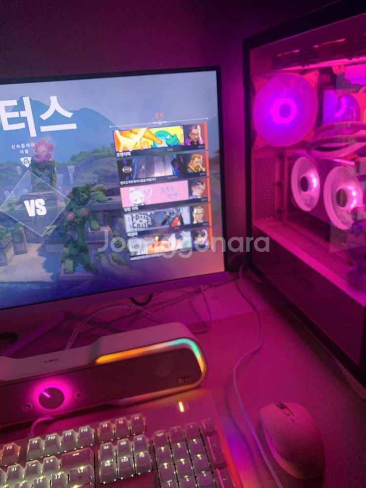 핑크색 게이밍 컴퓨터 rtx4060--1