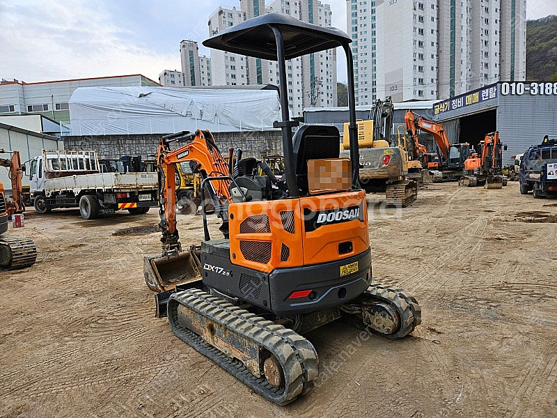 두산 DX17Z 7 2020년식 가동2900 버켓3종 1.7톤급 미니 중고굴삭기 미니017--5