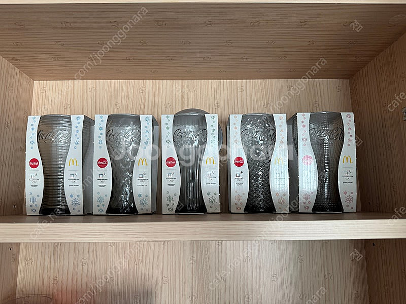 맥도날드 코카콜라컵 평창올림픽 에디션 5종--0
