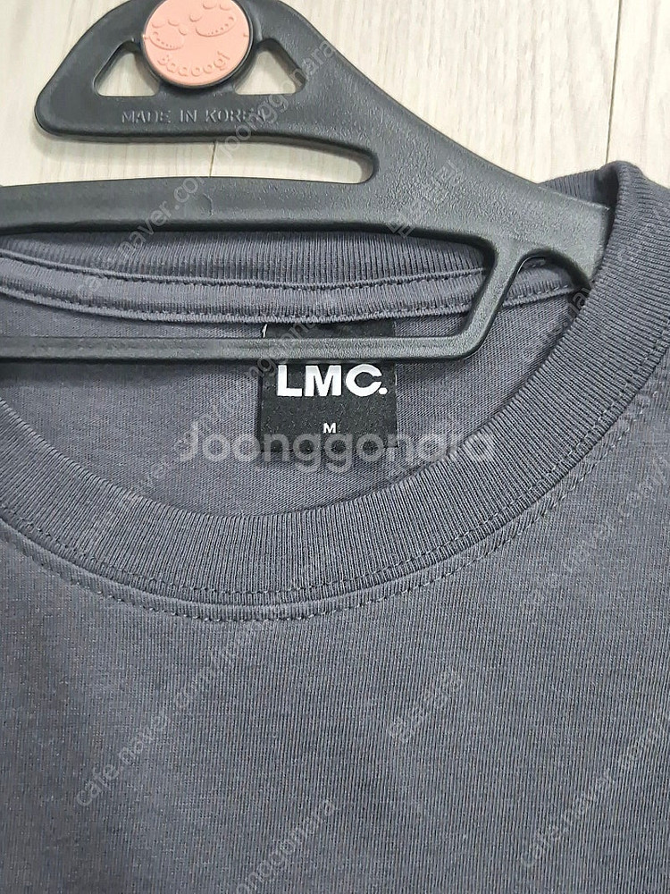 LMC 엘엠씨 바이커 베어 롱슬라브티긴팔티차콜M사이즈--2