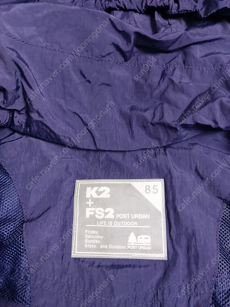 K2여성 등산복점퍼 바람막이점퍼85 사이즈 이미지