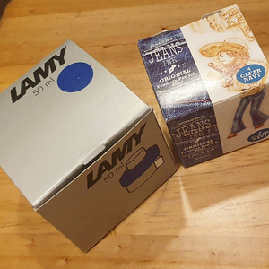 만년필 잉크 2병 일괄 중고 병잉크