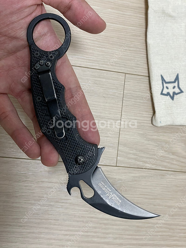 폭스 나이프 접이식 카람빗 호신용 캠핑용 EDC--2