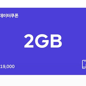 SK T데이터쿠폰 2GB