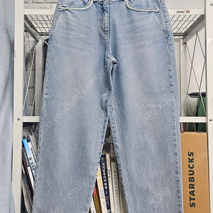 마인 여성청바지 64 / 25 연청 데님팬츠 배기핏 WK77