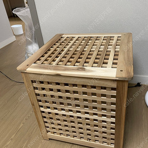 이케아 원목 보조테이블