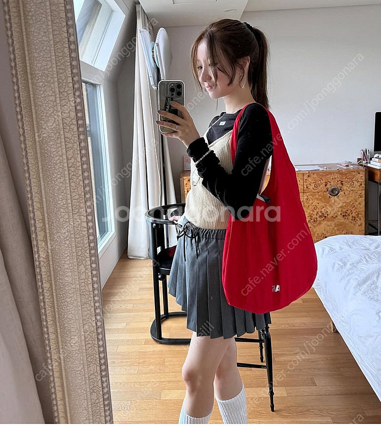 아밤홈 플리츠 미니 스커트 Pleats mini ski...--2