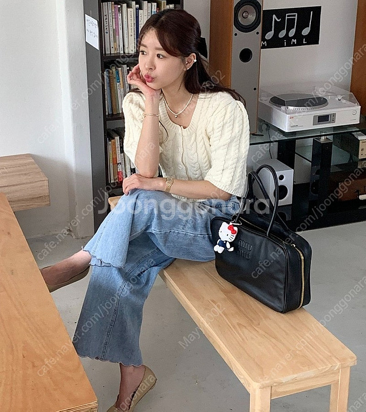 바이씨니 제작 물결팬츠 미듐 새상품 팝니다--0