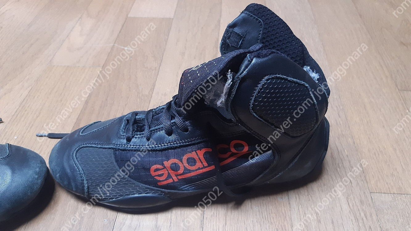 스파르코 SPARCO 레이싱 카트 수트, 신발 판매 합니다(주니어용) 이미지