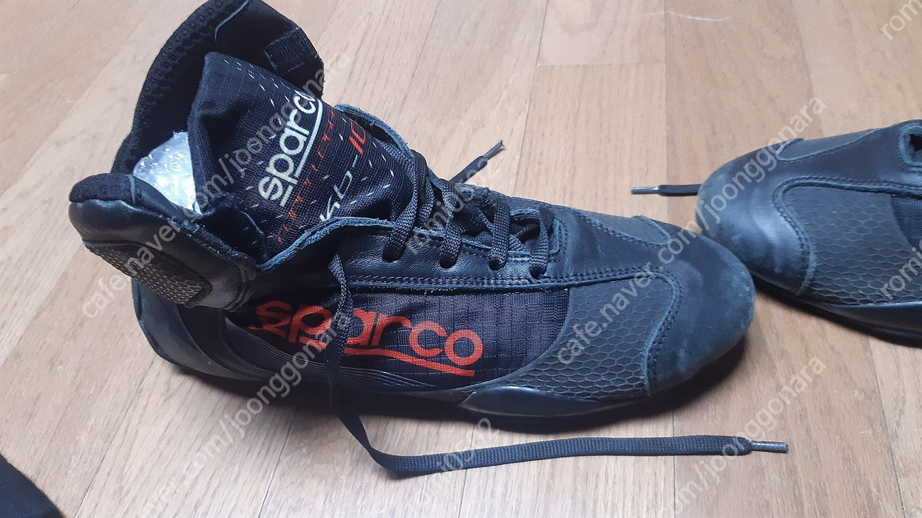 스파르코 SPARCO 레이싱 카트 수트, 신발 판매 합니다(주니어용) 이미지