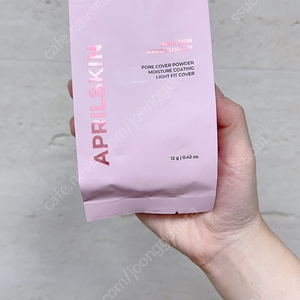 에이프릴스킨 히어로쿠션 핑크에디션 리필(21호 라이트베이지)