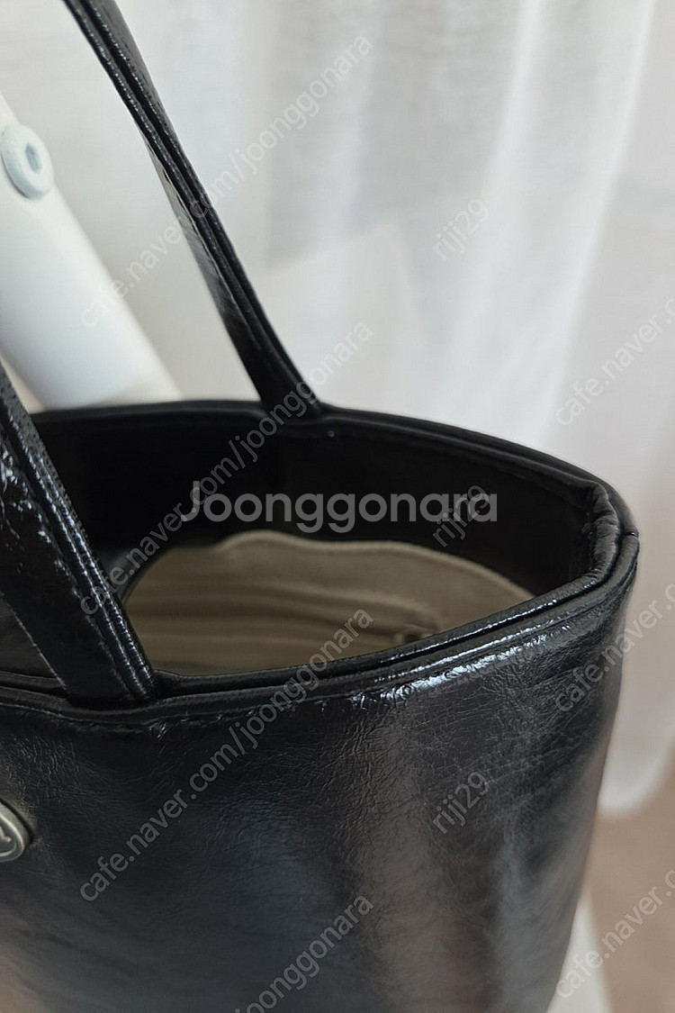 린츠 머그백 블랙 토트백 mug bag [RINZ] 미...--9