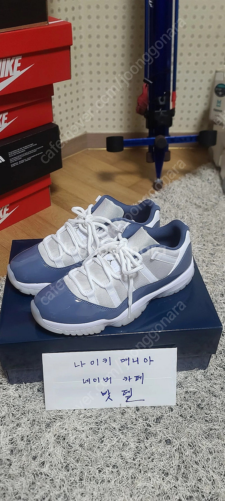 조던11. 디퓨즈드블루280. 브레드--1