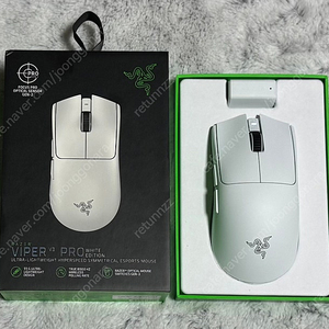 레이저 바이퍼 V3 PRO 화이트 바브삼