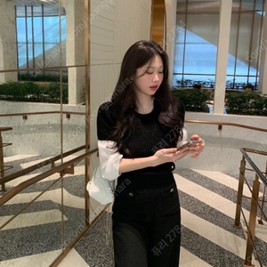 온트 ownt 데이지 블라우스+켈리 니트