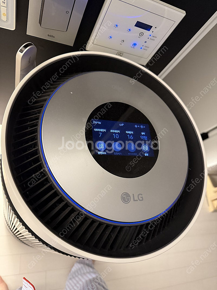lg오브제컬럭션 360공기청정기 AS353NSDA--1