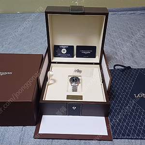 론진 레전드다이버 검판 39mm 레다 검판