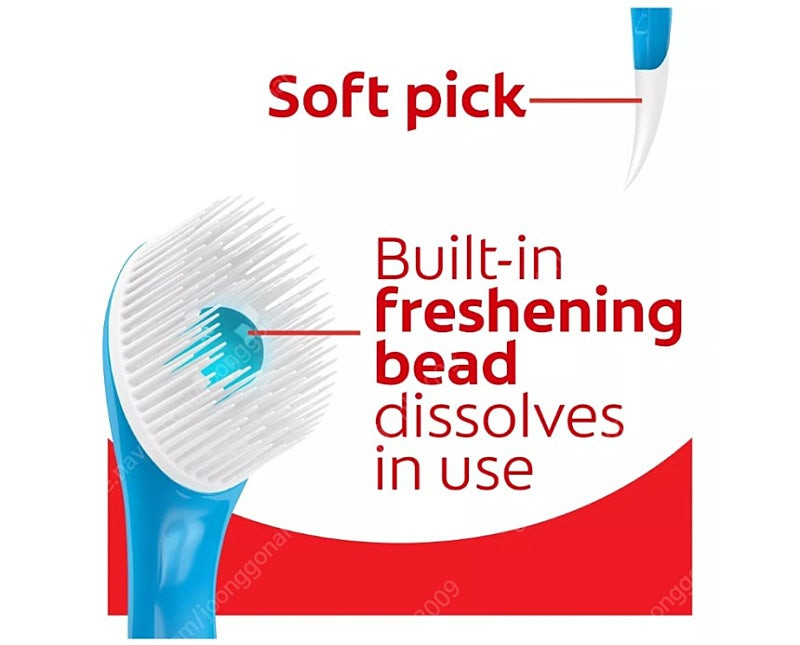 콜게이트 옵틱 화이트 일회용칫솔 반택포함--4