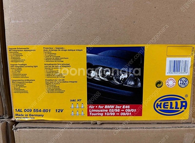 BMW E46 헤드라이트 hella, 파워 스티어링 펌...--0