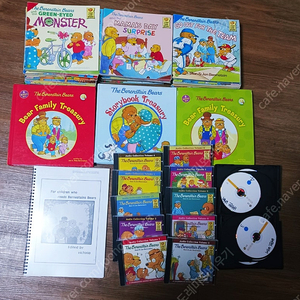 정품 베렌스타인베어즈 Berenstain Bears 60권세트 ,시디10장, 워크시트파일, 합본책 3권=22스토리