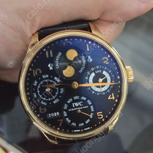 IWC ppc 더블문 로즈골드 금통