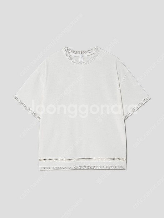 구호 티셔츠 Cotton Blended Band Nec...--1