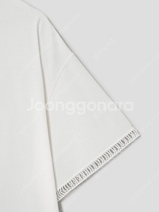구호 티셔츠 Cotton Blended Band Nec...--4