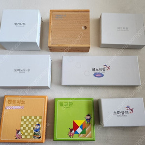 매쓰온매쓰 수학교구8종(소마큐브,펜토미노,칠교판,하노이탑,도미노,쌓기나무,에그퍼즐,기하판)