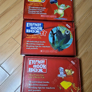 everyday book box read 1,2 3 EBB 에브리데이북박스 래드 총150권 거의새거 택포