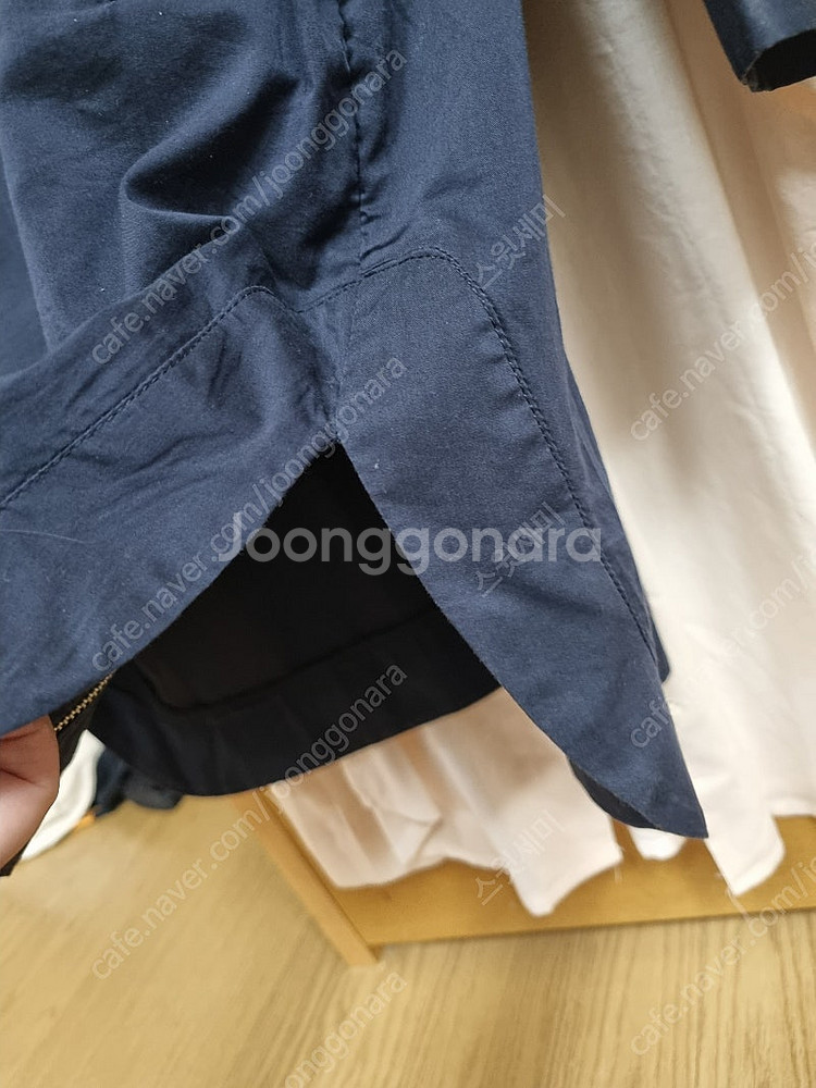 SOUP 네이비 롱 점퍼. 여성 봄가을 점퍼 프리사이즈...--5