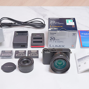 파나소닉 루믹스 GM1 + 루믹스 20mm f1.7ii 렌즈 + 루믹스 12-35mm 렌즈 풀세트 판매합니다.