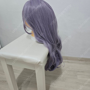 보라색 웨이브 가발 (코스프레, 스타일 변신용)