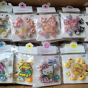 LED 산리오 크록스지비츠 9종 총70세트