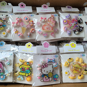 LED 산리오 크록스지비츠 9종 총70세트