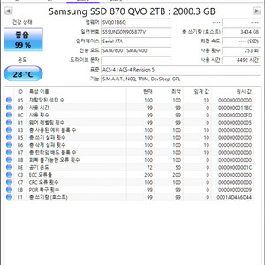 SSD 팝니다.(870 qvo 2TB, x110 128GB)